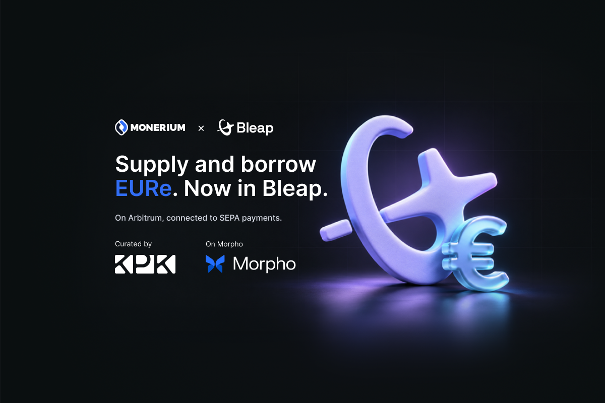Supply and borrow regulated euros on Arbitrum with EURe
